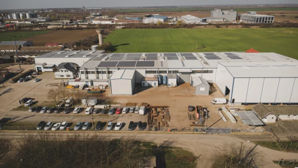 On-site erection and cladding